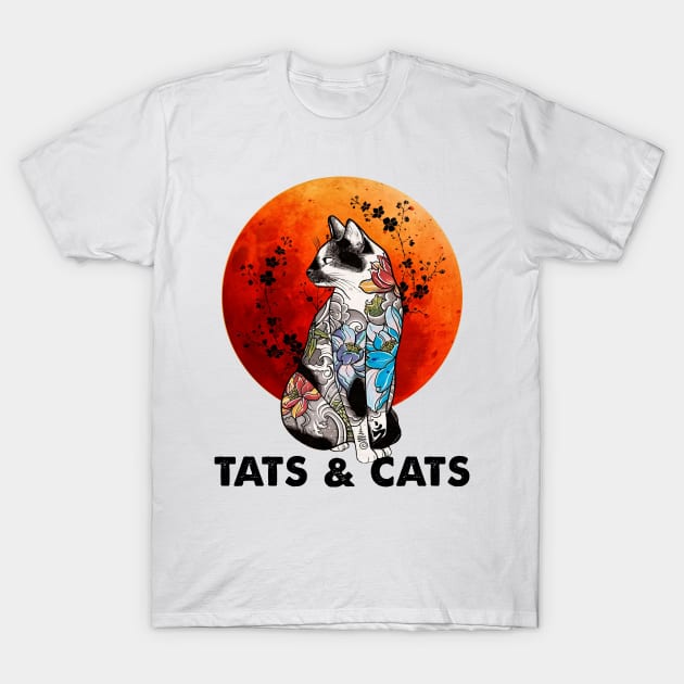 Tats And Cats T-Shirt by Tiennhu Lamit19